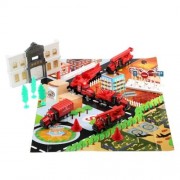 XIONGFENGDA ALLOY 1:72 SCALE FIRE DEPARTMENT SET FOR KIDS (RED)