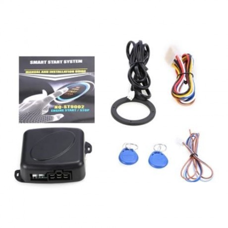 9002 CAR ENGINE PUSH START BUTTON RFID LOCK IGNITION STARTER KEYLESS ENTRY ANTI-THEFT OIL 