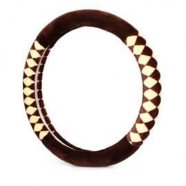 WINTER RHOMBUS DESIGN WARM CAR STEERING WHEEL COVER