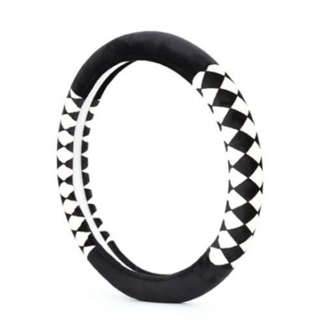 WINTER RHOMBUS DESIGN WARM CAR STEERING WHEEL COVER