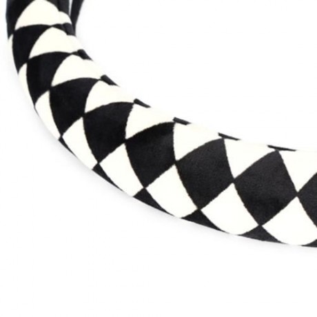 WINTER RHOMBUS DESIGN WARM CAR STEERING WHEEL COVER