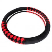 WINTER RHOMBUS DESIGN WARM CAR STEERING WHEEL COVER