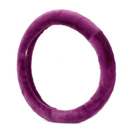 WINTER CASUAL SOLID COLOR CAR STEERING WHEEL COVER
