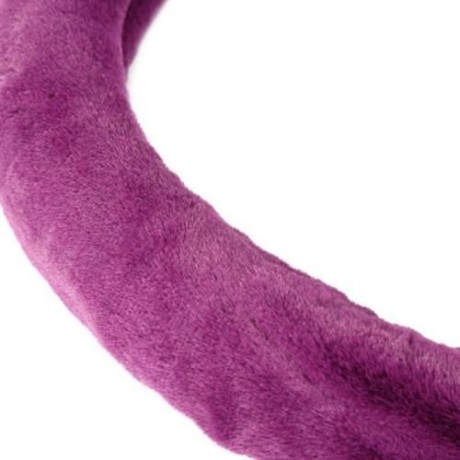 WINTER CASUAL SOLID COLOR CAR STEERING WHEEL COVER