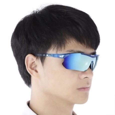 ROBESBON OUTDOOR SPORT MOUNTAIN BIKE WINDPROOF CYCLING GLASSES EYEWEAR GOGGLES (BLUE)
