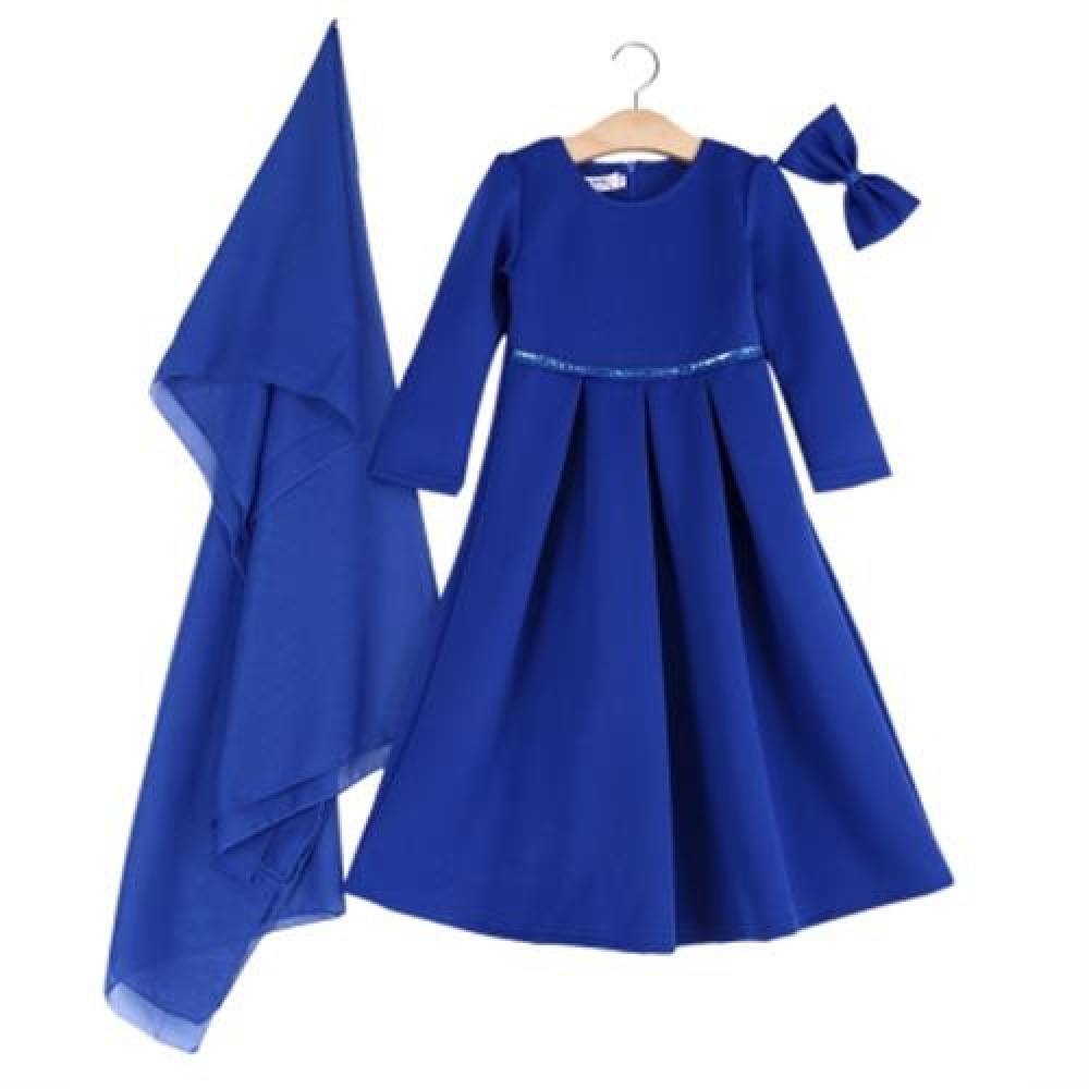 3PCS ROUND COLLAR LONG SLEEVE ZIPPER DRESS SOLID COLOR SCARF SEQUIN BOWKNOT HEADWEAR CLOTH 3PCS ROUND COLLAR LONG SLEEVE ZIPPER DRESS SOLID COLOR SCARF SEQUIN BOWKNOT HEADWEAR CLOTH