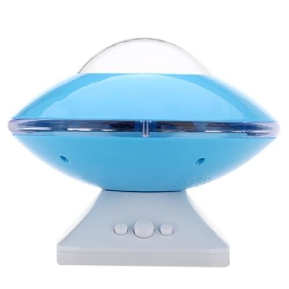 DC 5V 5W 8 MODES ROTATING LED NIGHTLIGHT PROJECTION LAMP WITH SPEAKER (BLUE)