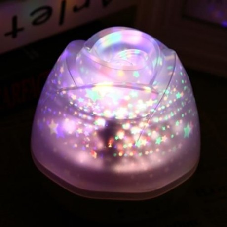 DC 5V 5W 3 MODES ROTATING LED LIGHT PROJECTION LAMP (WHITE)