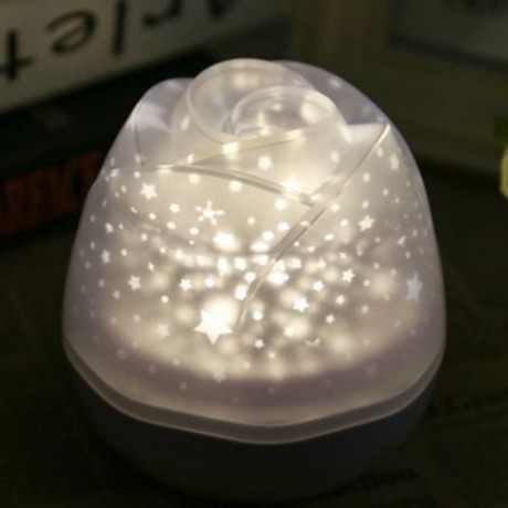 DC 5V 5W 3 MODES ROTATING LED LIGHT PROJECTION LAMP (WHITE)