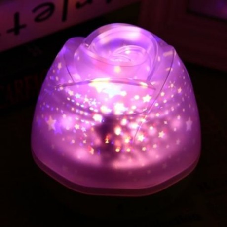 DC 5V 5W 3 MODES ROTATING LED LIGHT PROJECTION LAMP (WHITE)