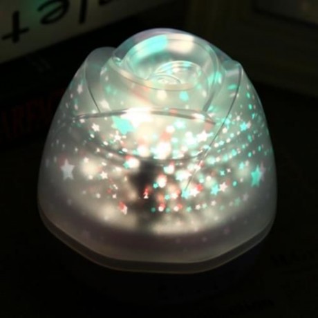 DC 5V 5W 3 MODES ROTATING LED LIGHT PROJECTION LAMP (WHITE)