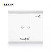 EDUP EP - 3713 WIRELESS WIFI REMOTE ENABLED LIGHT CONTROL POWER SWITCH 2 GANGS SWITCHER WI