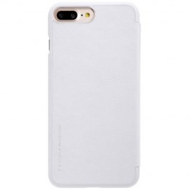 NILLKIN Q - LC QIN SERIES ULTRA SLIM PU LEATHER FLIP BACK COVER FOR IPHONE 7 PLUS (WHITE)