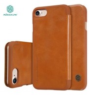 NILLKIN Q - LC QIN SERIES ULTRA SLIM PU LEATHER FLIP BACK COVER FOR IPHONE 7 (BROWN)