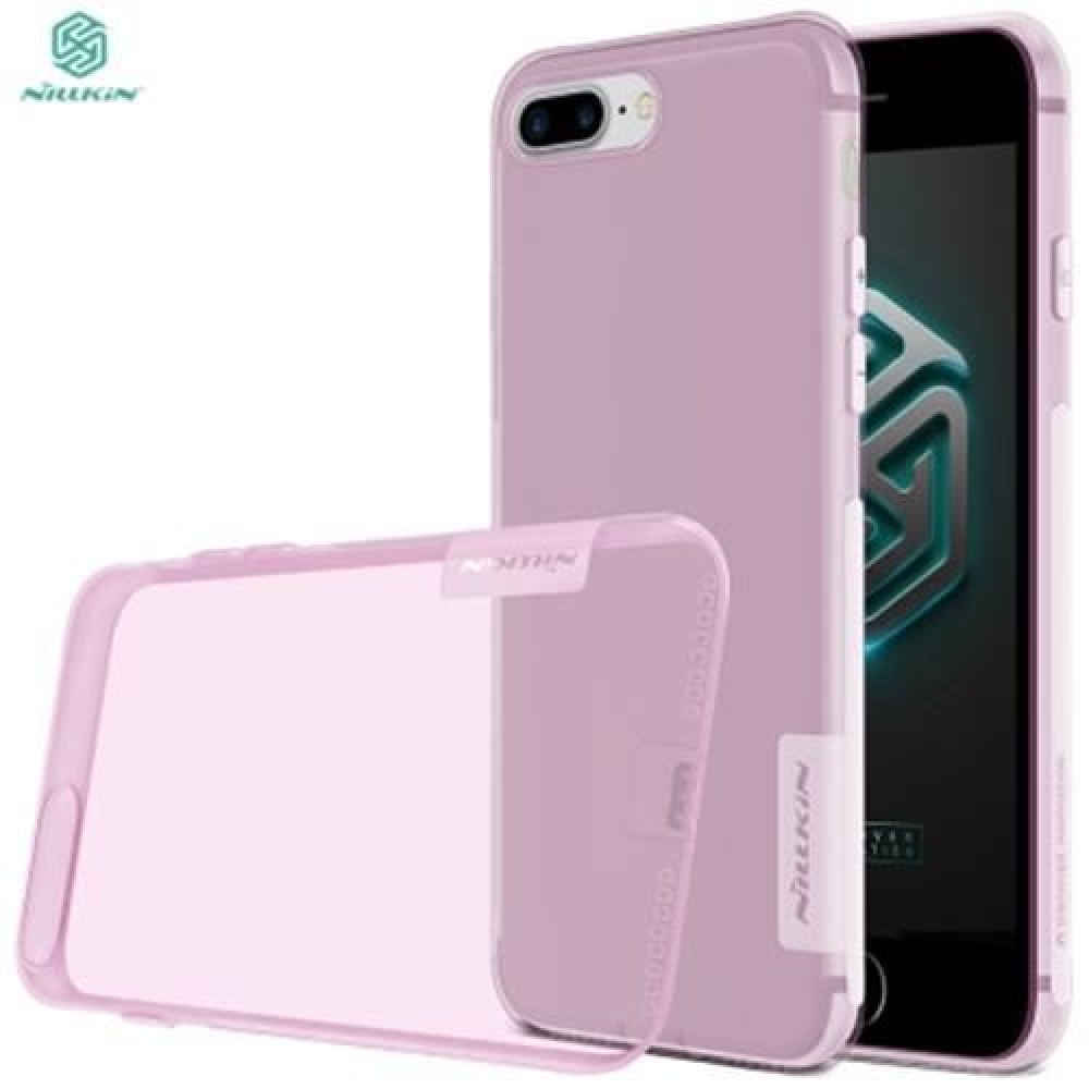 NILLKIN NATURAL SERIES ULTRA SLIM SOFT TRANSPARENT TPU CASE FOR IPHONE 7 PLUS (PINK)