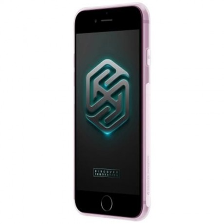 NILLKIN NATURAL SERIES ULTRA SLIM SOFT TRANSPARENT TPU CASE FOR IPHONE 7 (PINK)