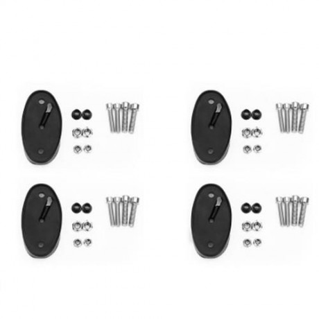 4PCS UNIVERSAL RGB ROCK LIGHT MOTORCYCLE AUTOMOBILE BODY COLORFUL LIGHTING ATMOSPHERE LAMP