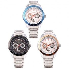 CURREN 8150 STAINLESS STEEL BAND CALENDAR MALE QUARTZ WATCH LUMINOUS 3ATM WRISTWATCH FOR M