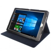 PU LEATHER PROTECTIVE CASE HIGH QUALITY FULL BODY FOLDING STAND DESIGN FOR CHUWI HI12 (BLA