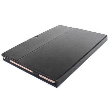 PU LEATHER PROTECTIVE CASE HIGH QUALITY FULL BODY FOLDING STAND DESIGN FOR CHUWI HI12 (BLA
