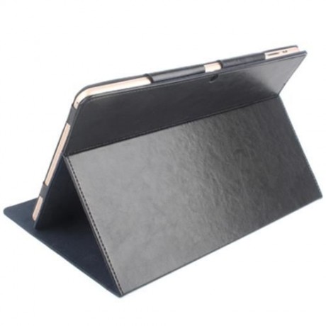 PU LEATHER PROTECTIVE CASE HIGH QUALITY FULL BODY FOLDING STAND DESIGN FOR CHUWI HI12 (BLA