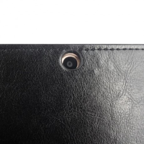 PU LEATHER PROTECTIVE CASE HIGH QUALITY FULL BODY FOLDING STAND DESIGN FOR CHUWI HI12 (BLA