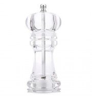 TRANSPARENT ACRYLIC PEPPER SPICE MILL SEASONING MANUAL GRINDER COOKING TOOL KITCHEN ACCESS