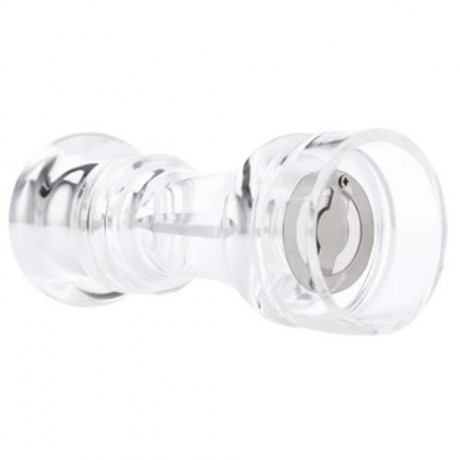 TRANSPARENT ACRYLIC PEPPER SPICE MILL SEASONING MANUAL GRINDER COOKING TOOL KITCHEN ACCESS