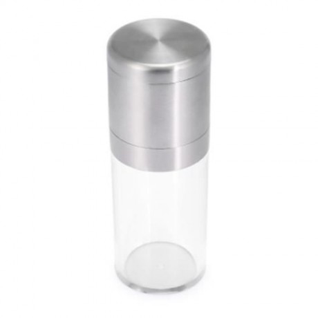 PORTABLE STAINLESS STEEL MANUAL SALT PEPPER MILL GRINDER KITCHEN TOOL FOR RESTAURANT HOME 