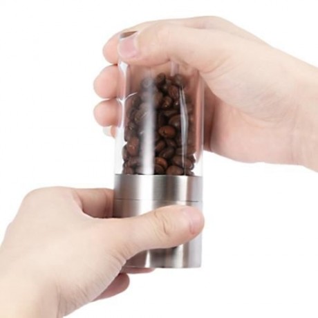 PORTABLE STAINLESS STEEL MANUAL SALT PEPPER MILL GRINDER KITCHEN TOOL FOR RESTAURANT HOME 