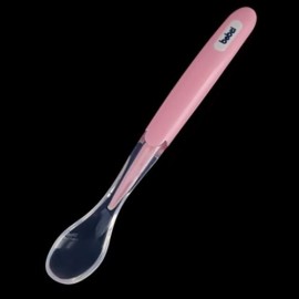 BOBEIELEPHANT SILICONE SOFT FEEDING SPOON FOR INFANT (PINK)
