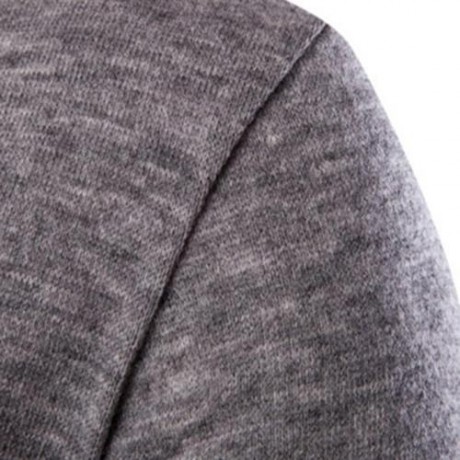 CASUAL TURN DOWN COLLAR BUTTON UP CARDIGAN (BROWN)