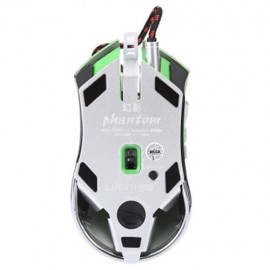 LUOM G60 PROFESSIONAL USB WIRED QUICK MOVING LED LIGHT GAMING MOUSE GAME PERIPHERALS WITH 
