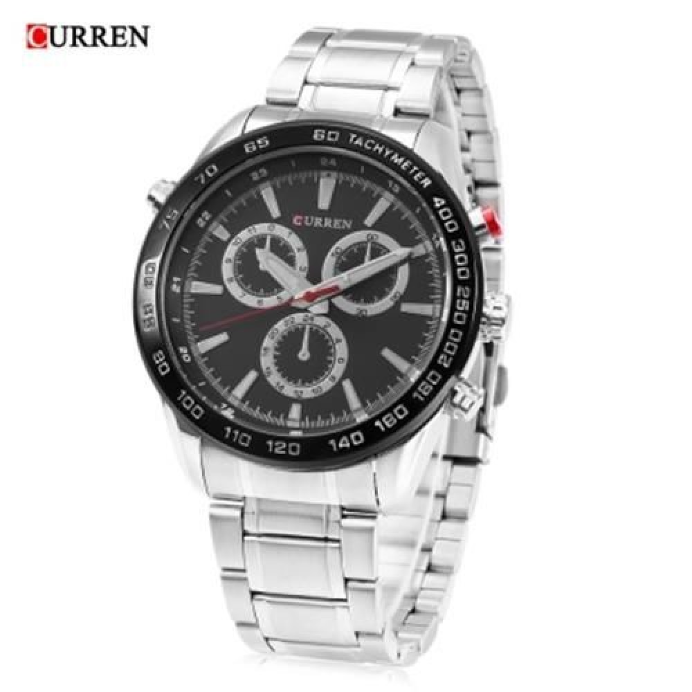 CURREN 8189 MALE QUARTZ WATCH DECORATIVE SUB-DIAL LUMINOUS STAINLESS STEEL BAND MEN WRISTW CURREN 8189 MALE QUARTZ WATCH DECORATIVE SUB-DIAL LUMINOUS STAINLESS STEEL BAND MEN WRISTW