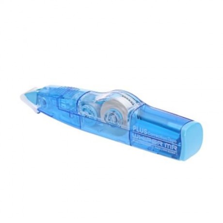 PLUS WH - 625B WHIPER MINI ROLLER CORRECTION TAPE MR REFILL STYLE (LIGHT BLUE)