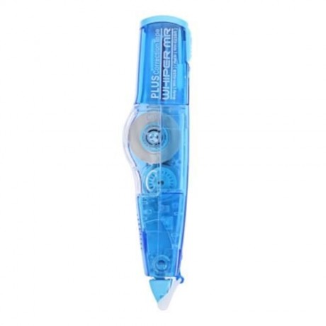 PLUS WH - 625B WHIPER MINI ROLLER CORRECTION TAPE MR REFILL STYLE (LIGHT BLUE)