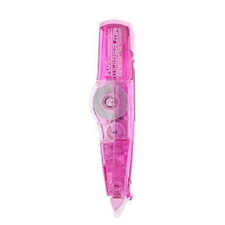 PLUS WH - 625B WHIPER MINI ROLLER CORRECTION TAPE MR REFILL STYLE (LIGHT PINK)