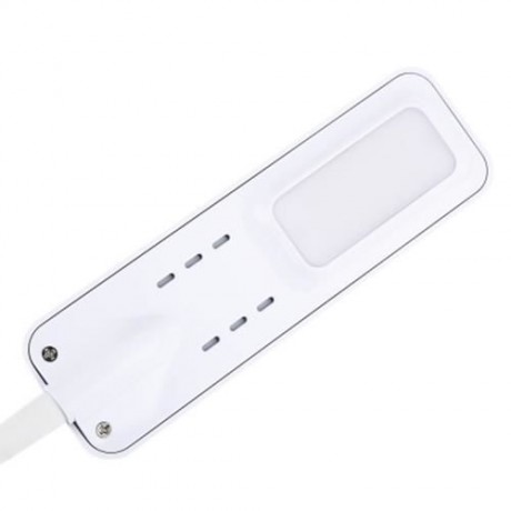 DC 5V 5W 550LM EYE-PROTECTION LED TABLE LAMP WITH WIRELESS DESKTOP CHARGER (WHITE)