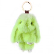 STYLISH LONG EAR DESIGN KEY RING RABBIT CAR PENDANT ACCESSORY (GRASS GREEN)