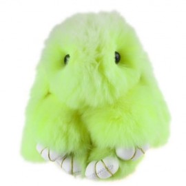 STYLISH LONG EAR DESIGN KEY RING RABBIT CAR PENDANT ACCESSORY (GRASS GREEN)