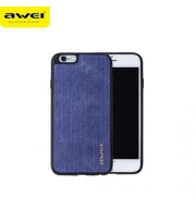 AWEI FB - 6S JEANS SOFT TPU PROTECTIVE BACK COVER FOR IPHONE 6 / 6S 4.7 INCH (BLUE)