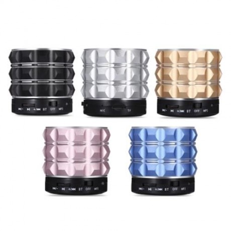 E-WONDERLAND WIRELESS BLUETOOTH BASS FM SPEAKER WITH MICROPHONE SUPPORT AUX TF CARD INPUT 