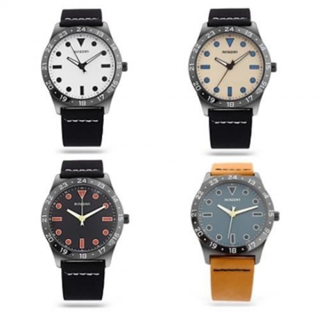 MINGZAN 6304 MALE QUARTZ WATCH CUTE SCALE LUMINOUS POINTER DAILY WATER RESISTANCE WRISTWAT