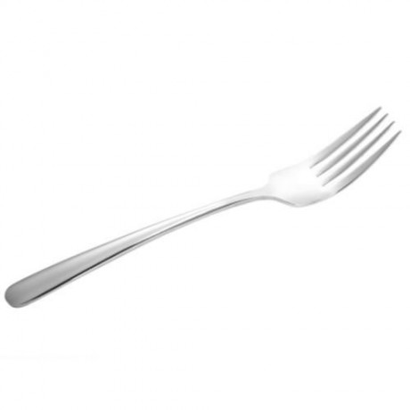 PORTABLE STAINLESS STEEL SPOON FORK KNIFE TABLEWARE SET (SILVER)