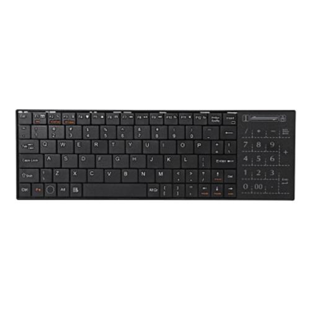 IPAZZPORT KP - 810 - 25BTT BLUETOOTH KEYBOARD WITH BUILT-IN MULTI-TOUCH TOUCHPAD (BLACK) IPAZZPORT KP - 810 - 25BTT BLUETOOTH KEYBOARD WITH BUILT-IN MULTI-TOUCH TOUCHPAD (BLACK)
