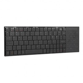 IPAZZPORT KP - 810 - 25BTT BLUETOOTH KEYBOARD WITH BUILT-IN MULTI-TOUCH TOUCHPAD (BLACK)