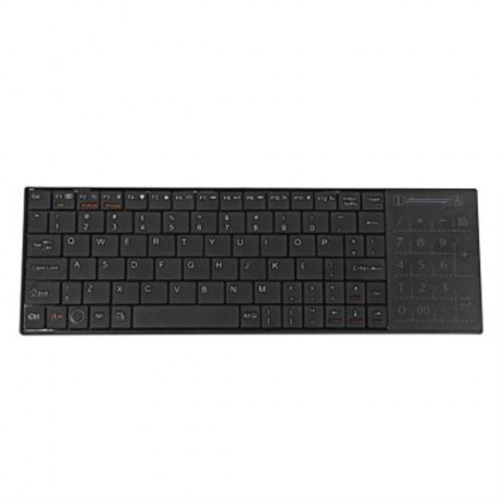 IPAZZPORT KP - 810 - 25BTT BLUETOOTH KEYBOARD WITH BUILT-IN MULTI-TOUCH TOUCHPAD (BLACK)