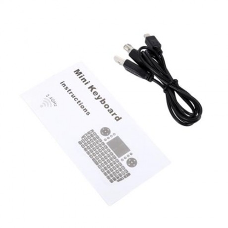 BACKLIGHT 92 KEYS MINI WIRELESS HANDHELD KEYBOARD ENGLISH VERSION TOUCHPAD FOR PC ANDROID 