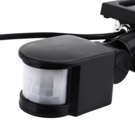 AC 85 - 265V 10W 900 - 1000LM HUMAN BODY INFRARED SENSOR LED FLOOD LIGHT (COOL WHITE LIGHT