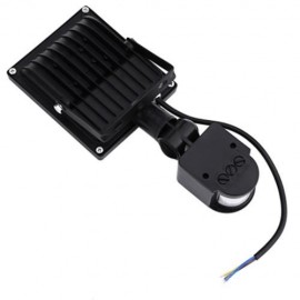 AC 85 - 265V 10W 900 - 1000LM HUMAN BODY INFRARED SENSOR LED FLOOD LIGHT (WARM WHITE LIGHT